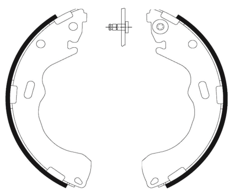 Brake Shoe Set (H9365)