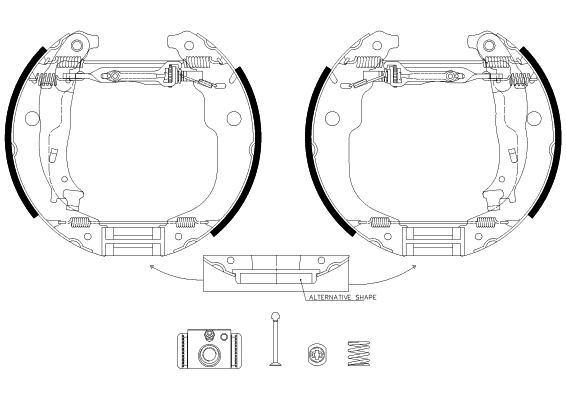 Brake Shoe Set (R1384)