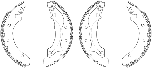 Brake Shoe Set (Q0845)
