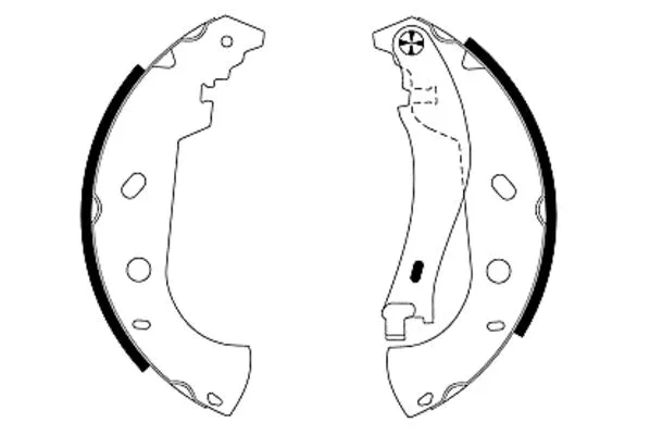 Brake Shoe Set (H9080)