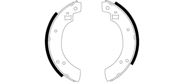 Brake Shoe Set (H1072)