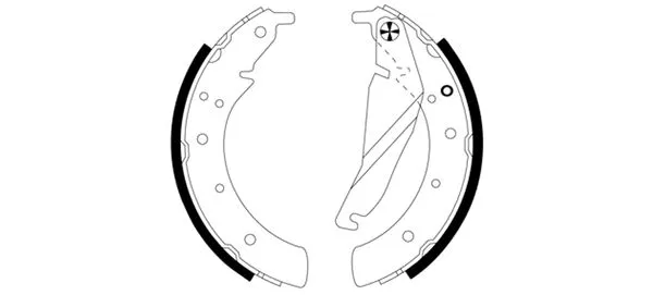 Brake Shoe Set (H8240)