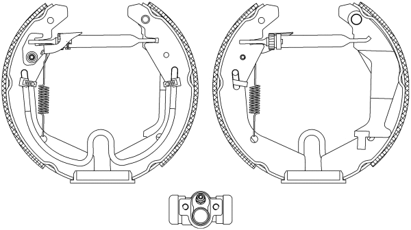 Brake Shoe Set (R1343)