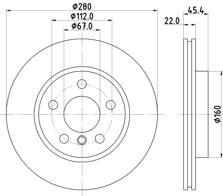 Brake Disc (55792)