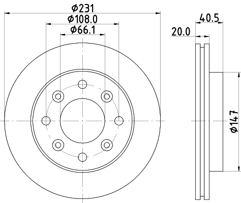 Brake Disc (54589)