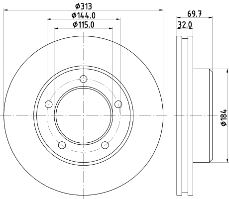 Brake Disc (50330)