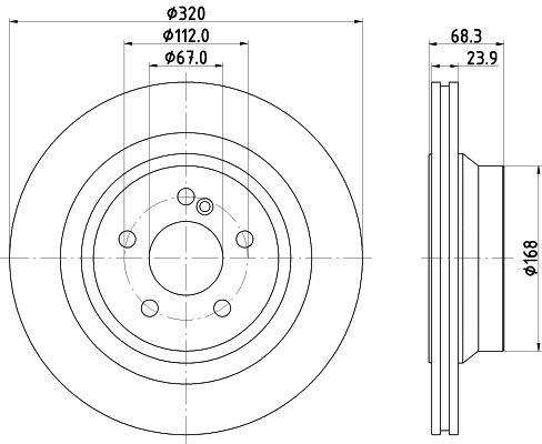 Brake Disc (55337)