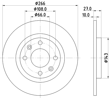 Brake Disc (52504)