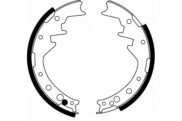 Brake Shoe Set (H8350)