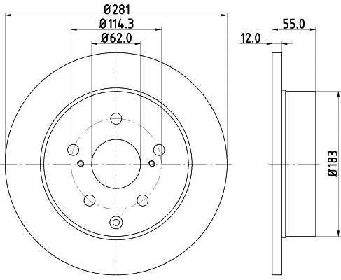 Brake Disc (54621)