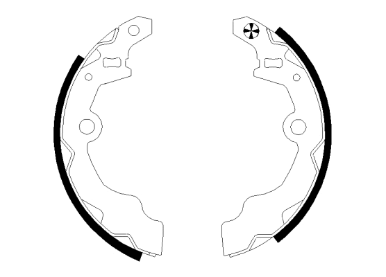 Brake Shoe Set (H9975)