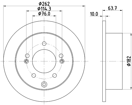 Brake Disc (55260)