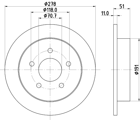 Brake Disc (50275)