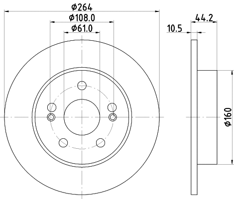 Brake Disc (52808)