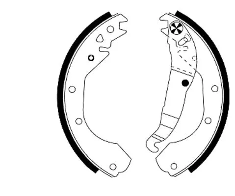 Brake Shoe Set (H8090)