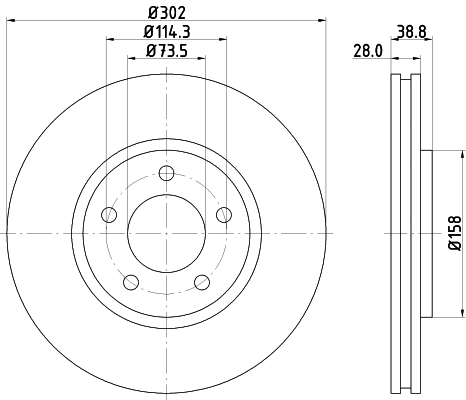 Brake Disc (50331)