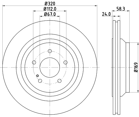 Brake Disc (54607)