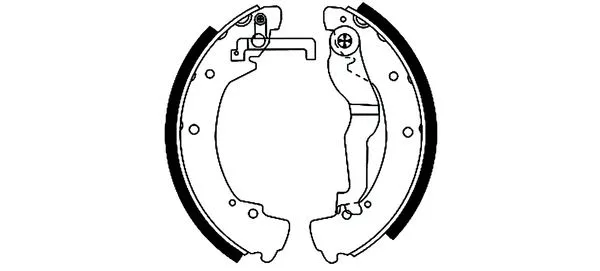 Brake Shoe Set (H8705)