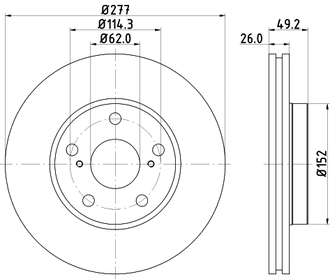 Brake Disc (55577)