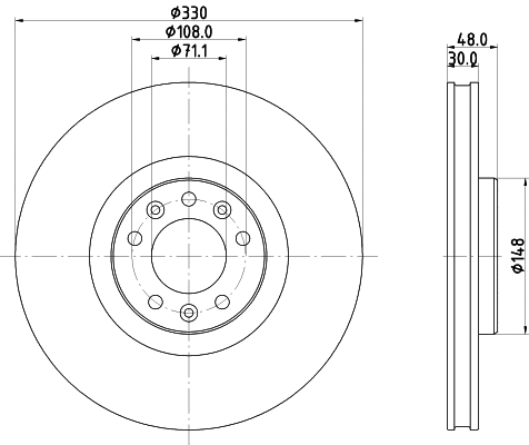 Brake Disc (55834)