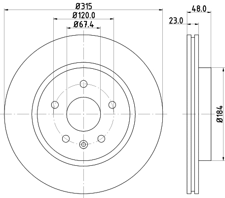 Brake Disc (54873)