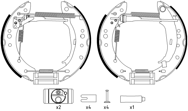 Brake Shoe Set (R1348)