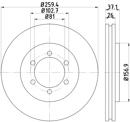 Brake Disc (55436)