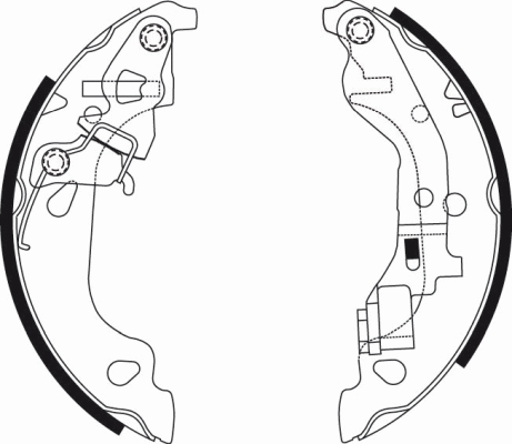 Brake Shoe Set (H9565)