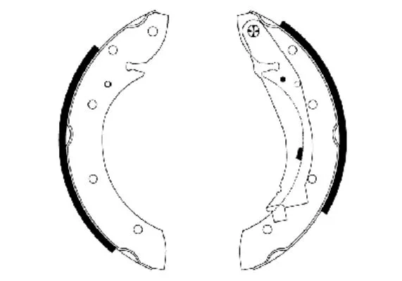 Brake Shoe Set (H9075)