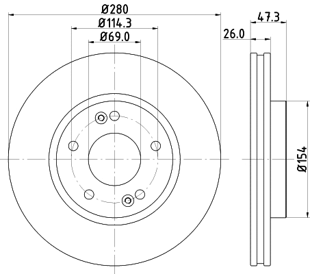 Brake Disc (54339)