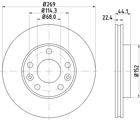 Brake Disc (55726)