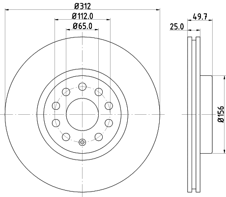 Brake Disc (54205)