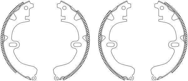 Brake Shoe Set (Q0955)
