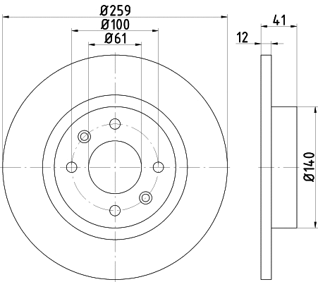 Brake Disc (54751)