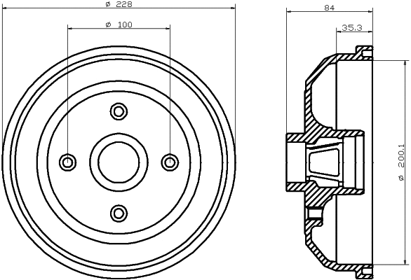 Brake Drum (62931)