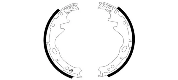 Brake Shoe Set (H8450)