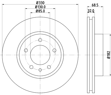 Brake Disc (54215)