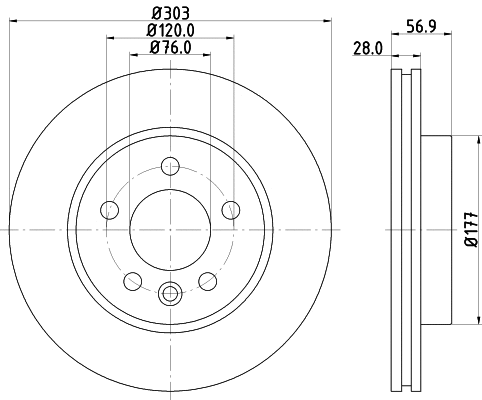 Brake Disc (55289)