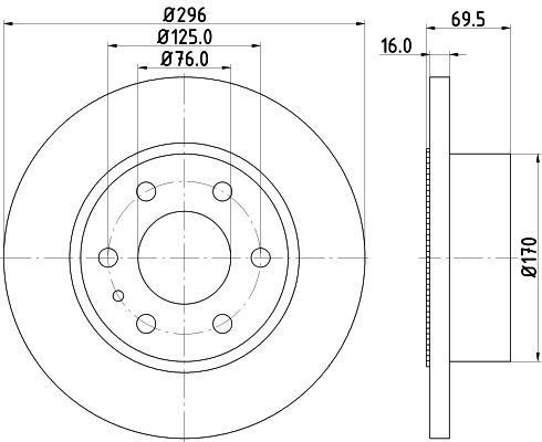 Brake Disc (54775)
