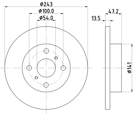 Brake Disc (53644)