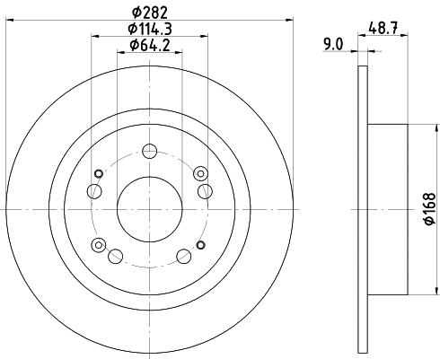 Brake Disc (55043)