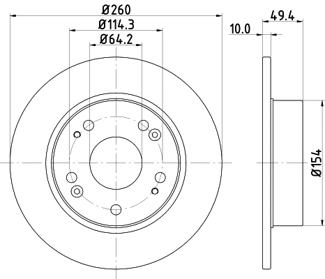 Brake Disc (54446)