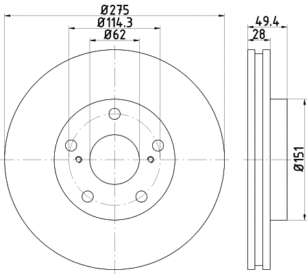 Brake Disc (54354)