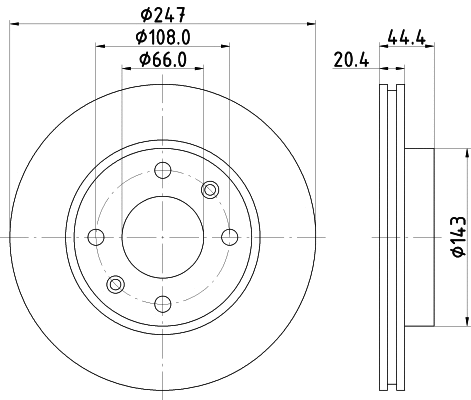 Brake Disc (50617)