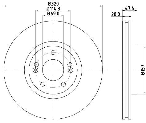 Brake Disc (55378)