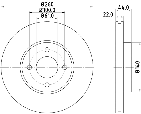 Brake Disc (55399)