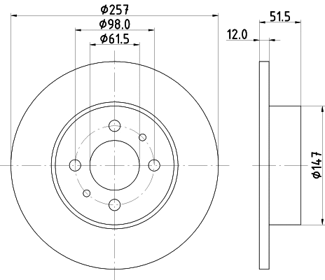 Brake Disc (50906)