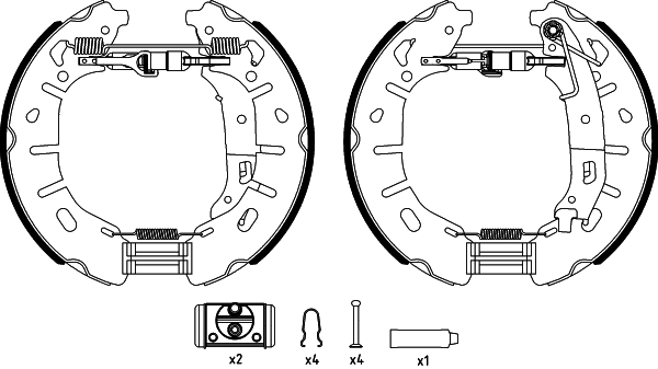Brake Shoe Set (R1395)