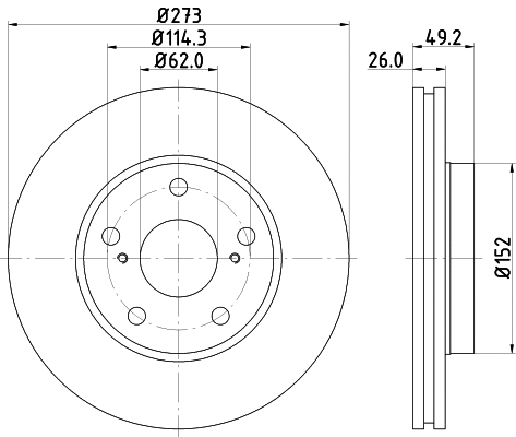 Brake Disc (54637)