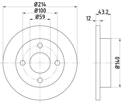 Brake Disc (52309)